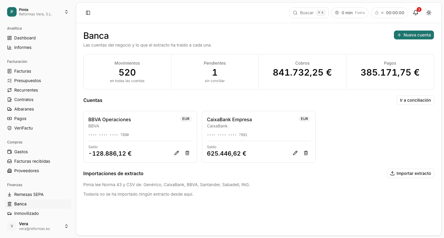 Banca en Pimia